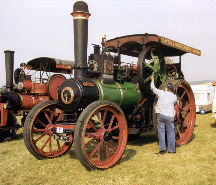 1914 Clayton & Shuttleworth 7nhp10 ton Traction Engine - Dusty